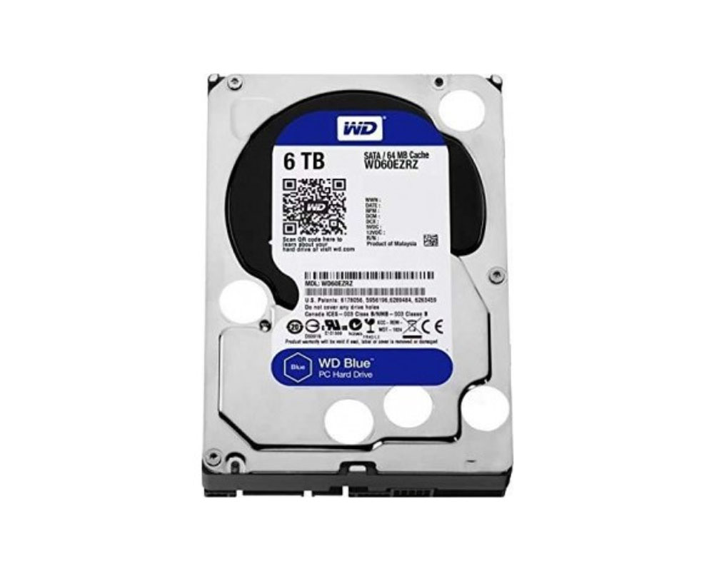使用3940h　Western Digital HDD 6TB WD60EZRZ WD 6TB Blue Desktop Hard Disk Drive (5400 RPM Class, SATA 6 Gb/s